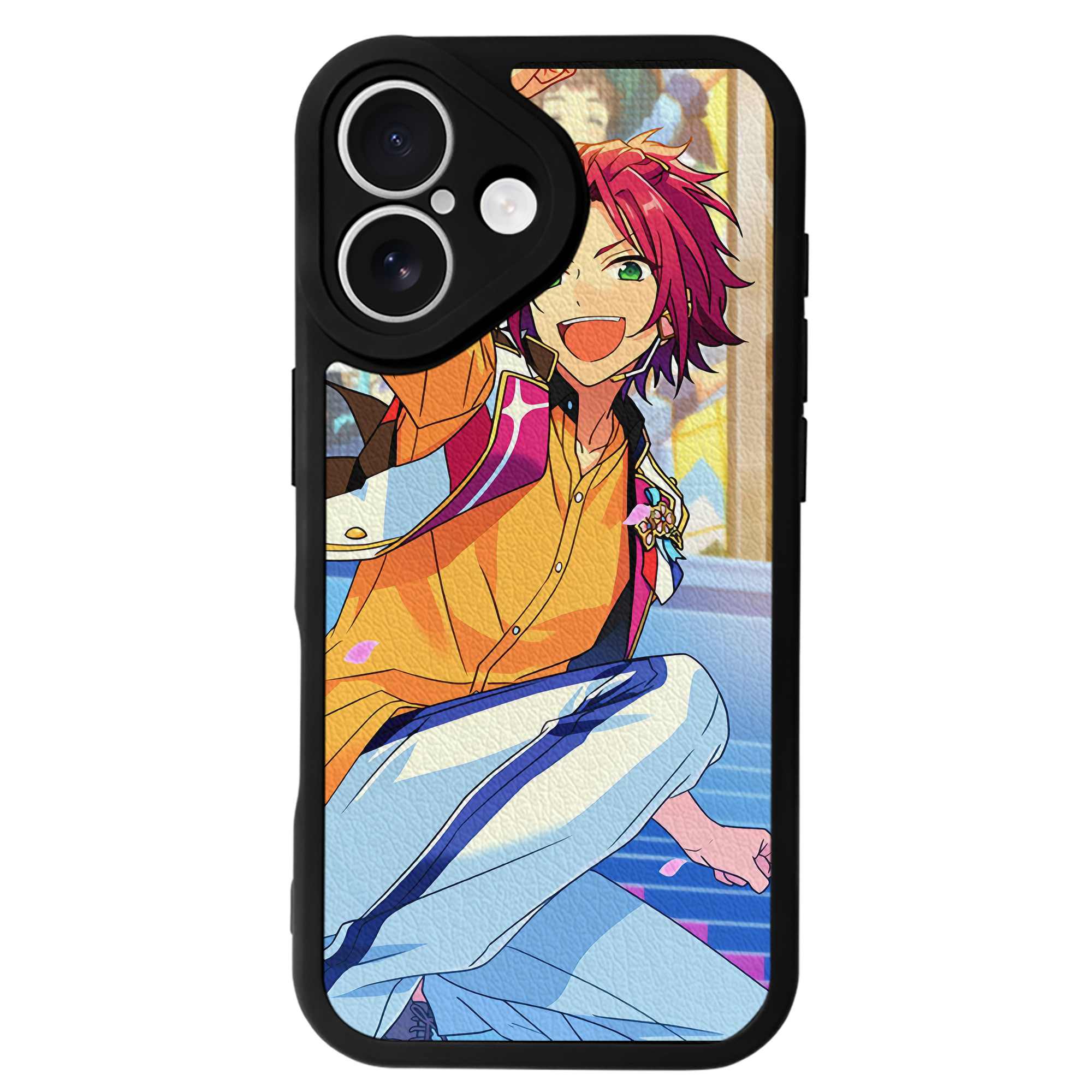 （画像用） あんさんぶるスターズ! Ensemble Stars 【iPhone 16シリーズ対応】シリコンスマホケース（レザー調） 材質：シリコン
